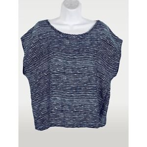 Rumors Zebra Crop Top with Crossed Back